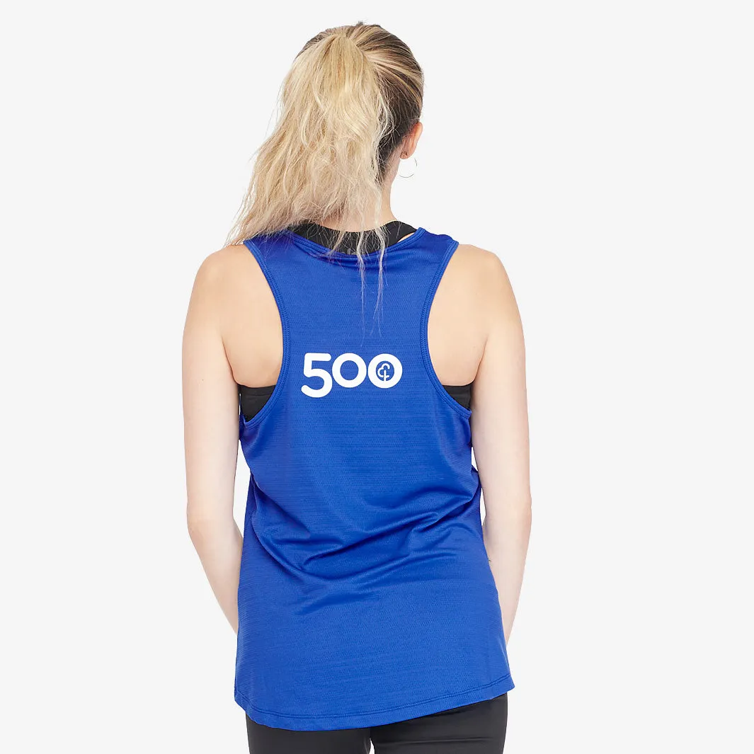 parkrun Milestone Women's Vest 500 - Royal
