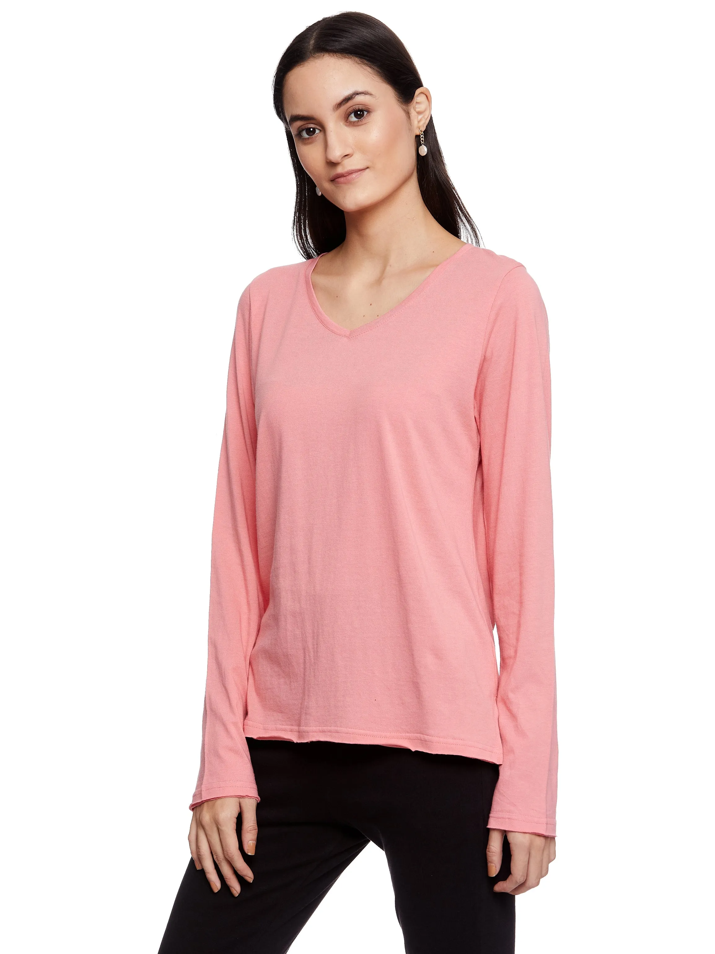 Patricia Long Sleeve Tee (DUSTY PINK)
