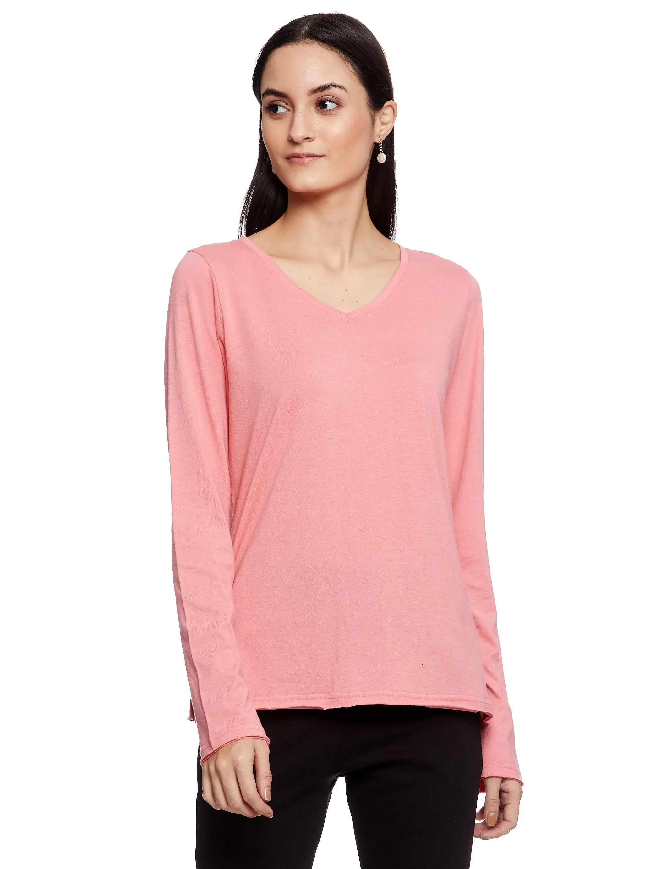 Patricia Long Sleeve Tee (DUSTY PINK)