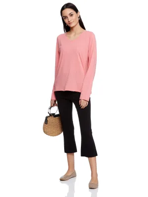 Patricia Long Sleeve Tee (DUSTY PINK)