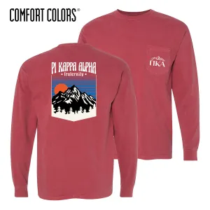 Pike Long Sleeve Retro Alpine Tee