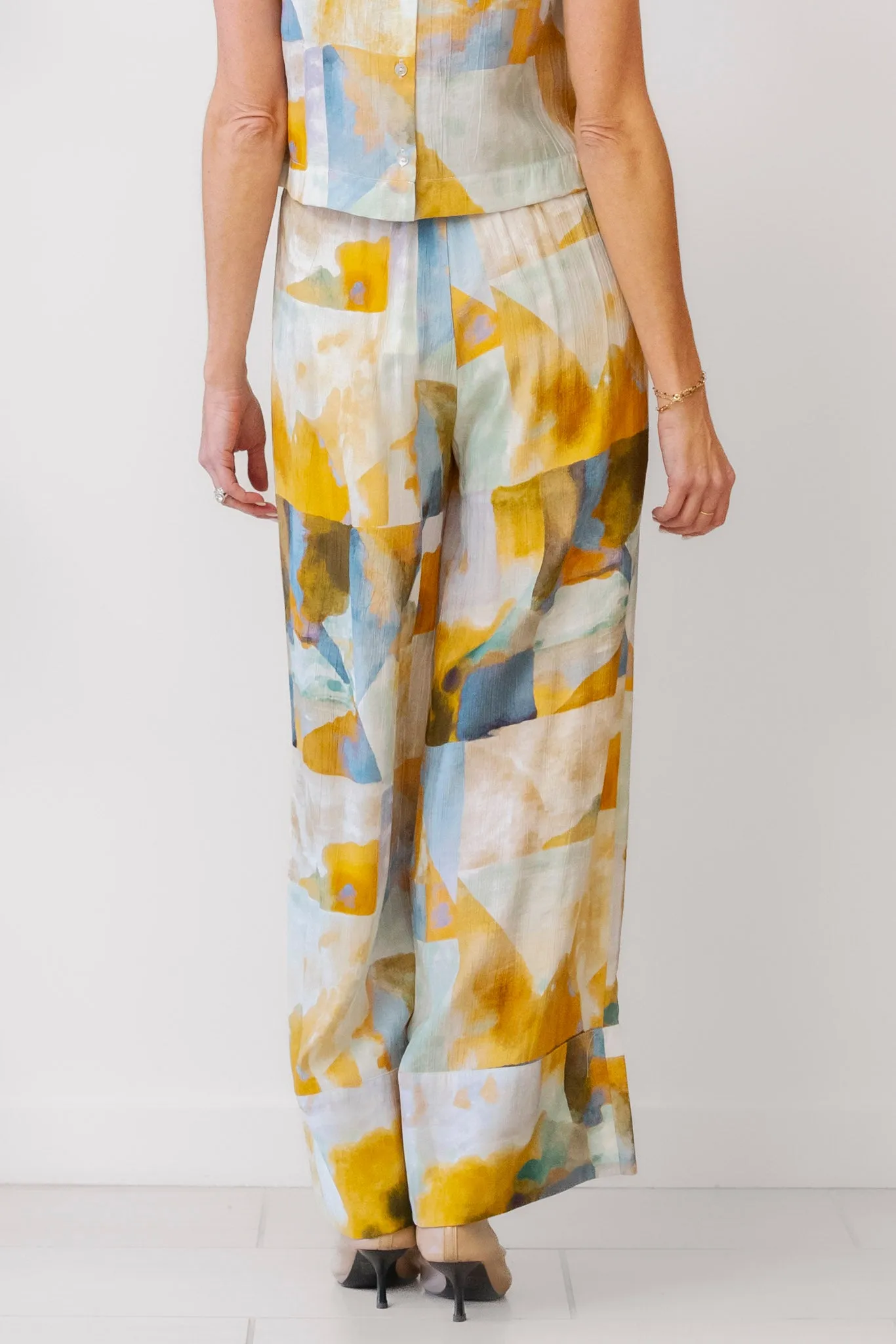 PINCH Printed Pants in Camel