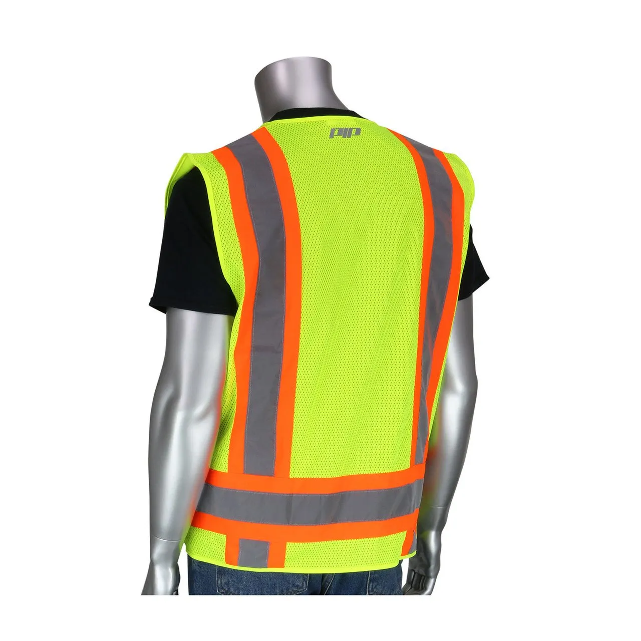 PIP ANSI Class 2 Two-Tone Six-Pocket Surveyor's Vest