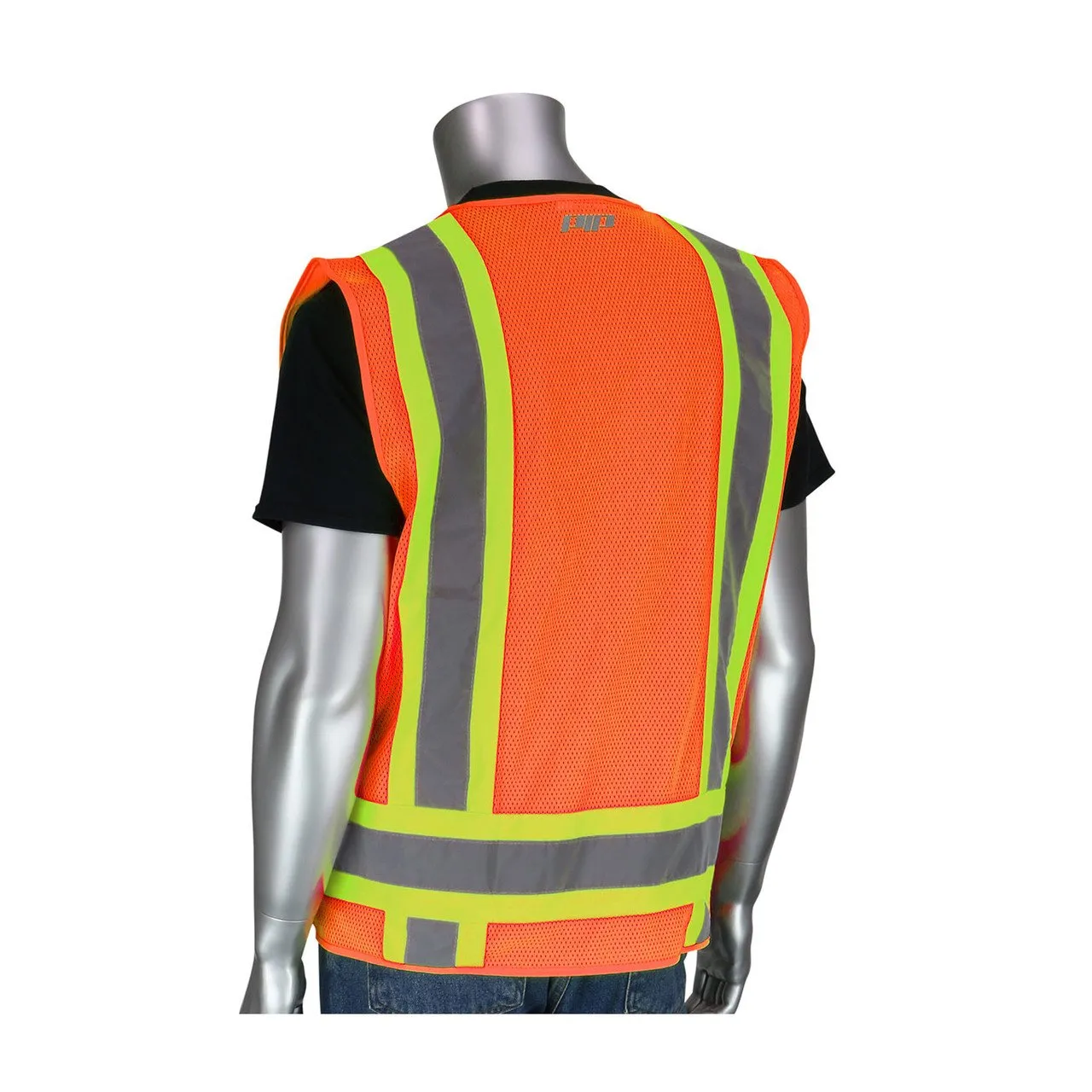 PIP ANSI Class 2 Two-Tone Six-Pocket Surveyor's Vest