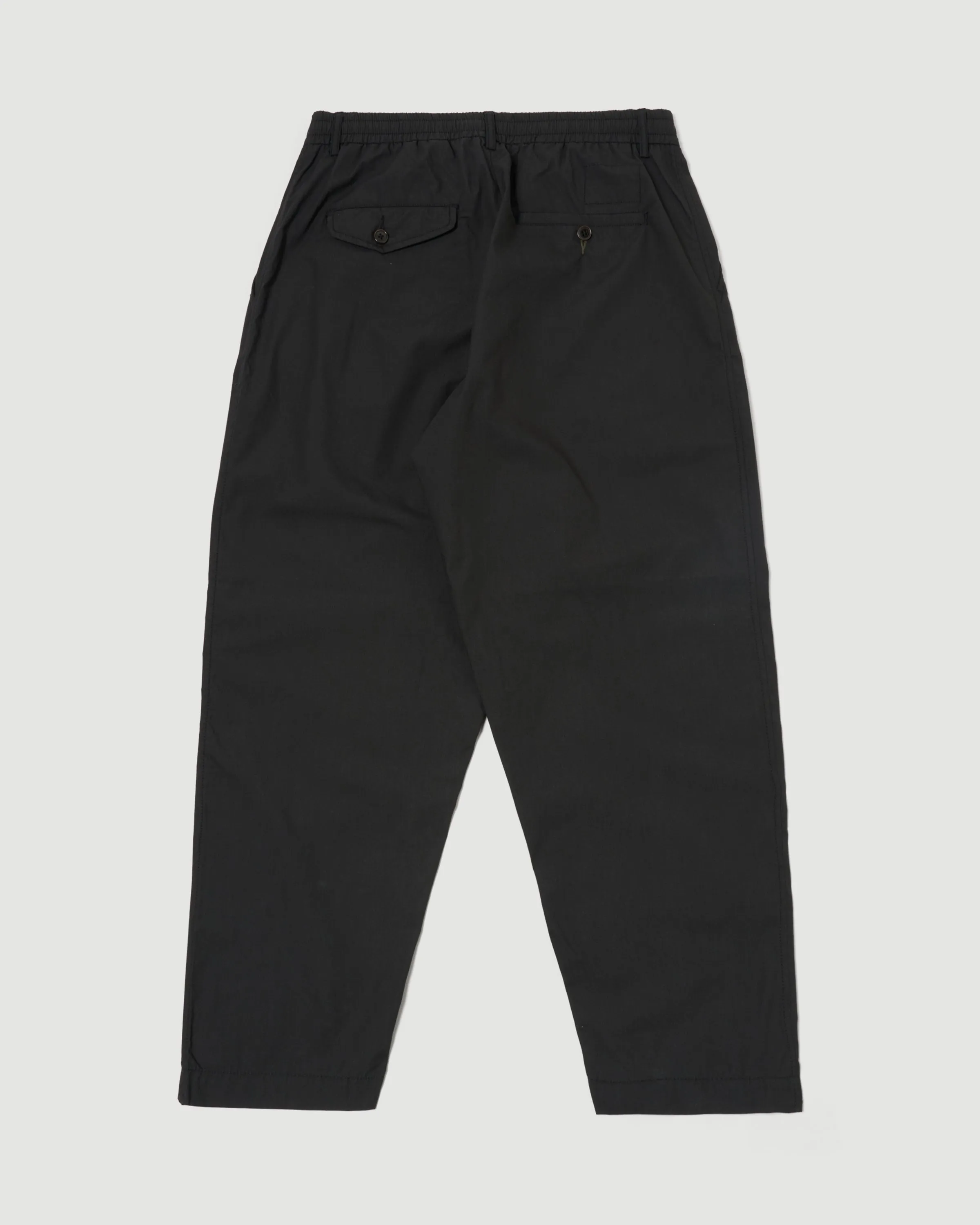 Pleated Track Pant Black