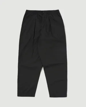 Pleated Track Pant Black