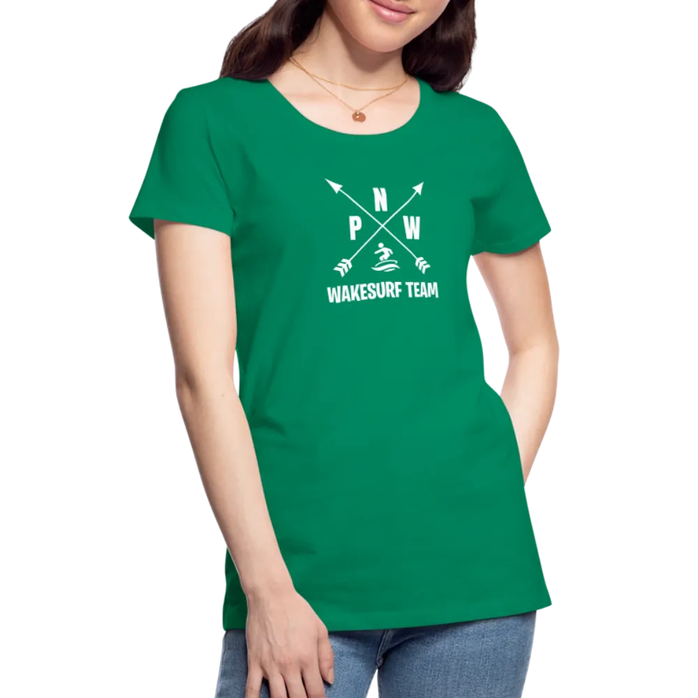 PNW Wakesurf Team Women’s Premium T-Shirt