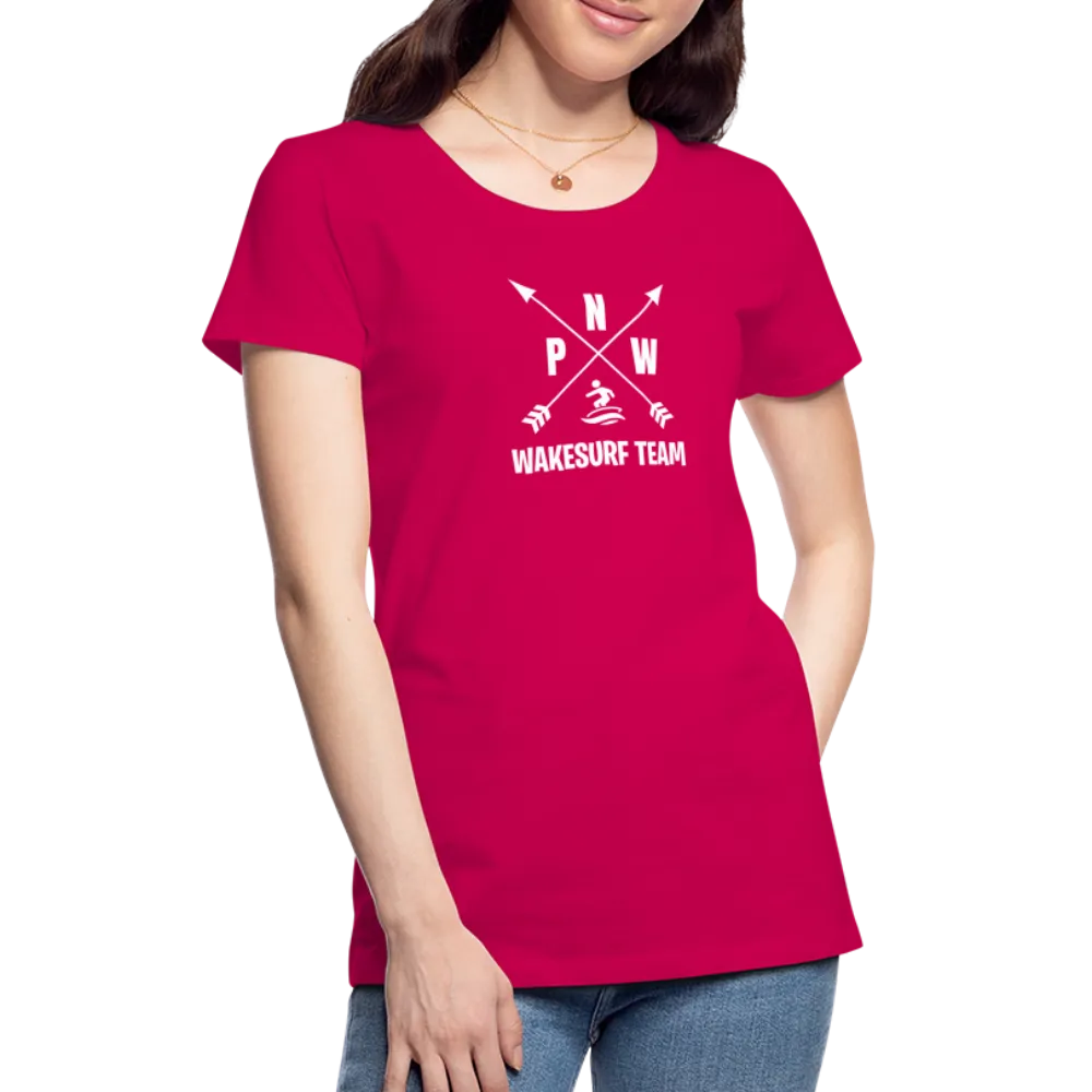 PNW Wakesurf Team Women’s Premium T-Shirt