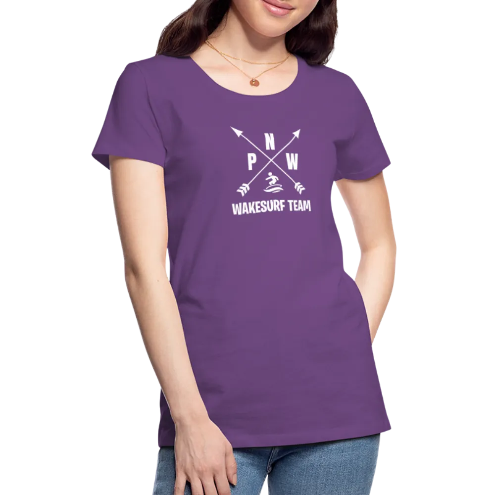 PNW Wakesurf Team Women’s Premium T-Shirt