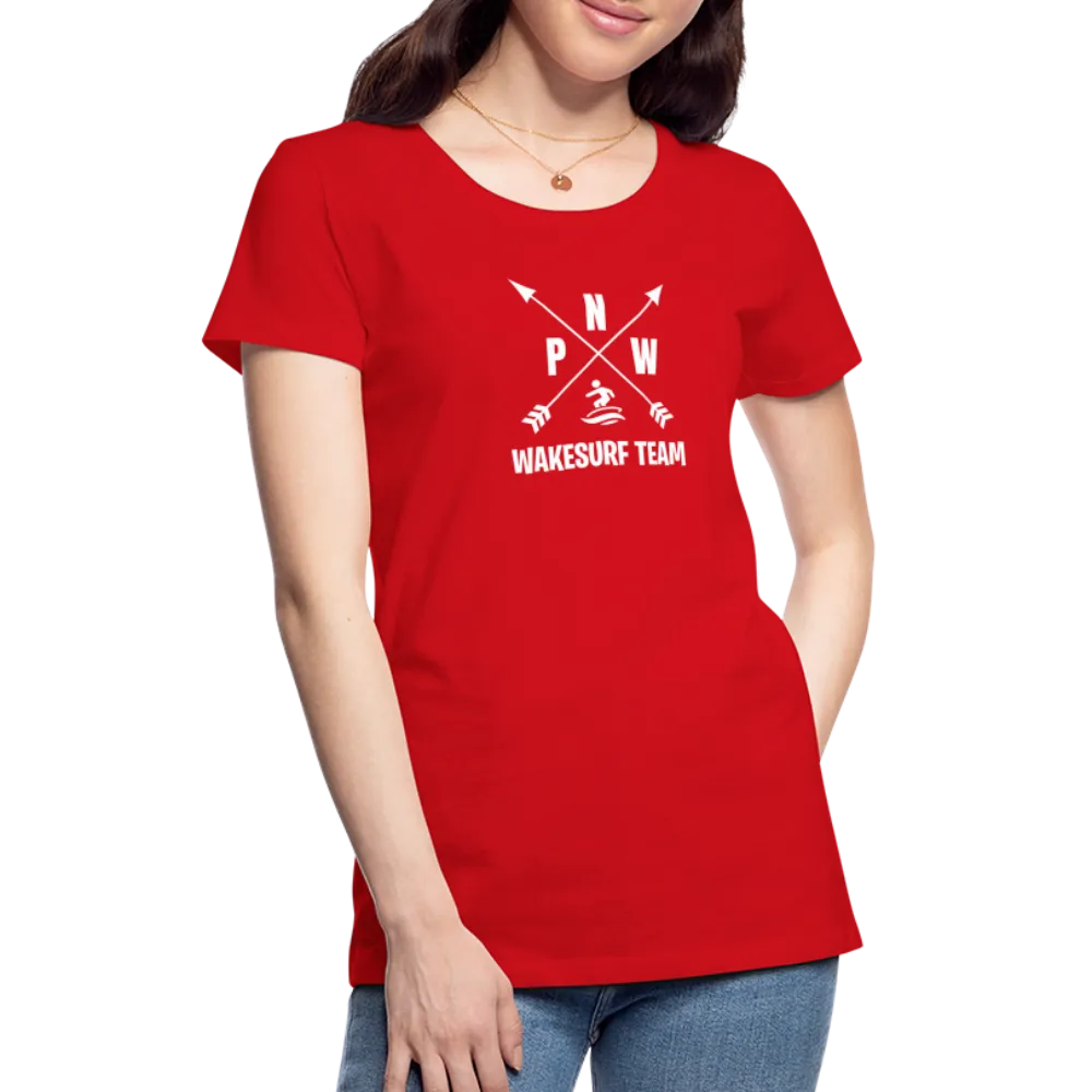 PNW Wakesurf Team Women’s Premium T-Shirt