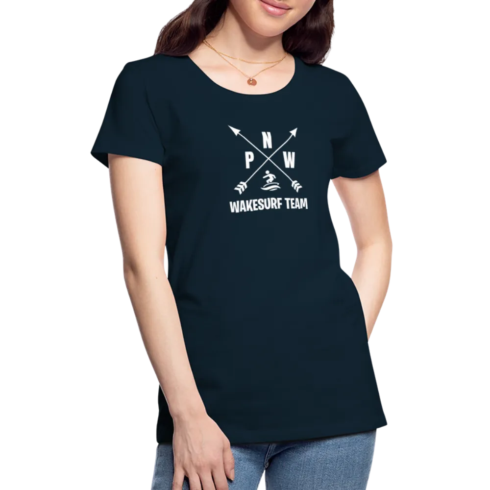 PNW Wakesurf Team Women’s Premium T-Shirt