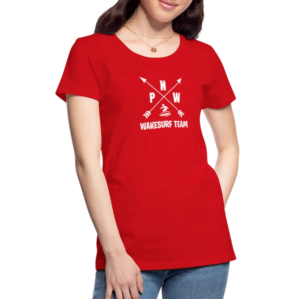 PNW Wakesurf Team Women’s Premium T-Shirt