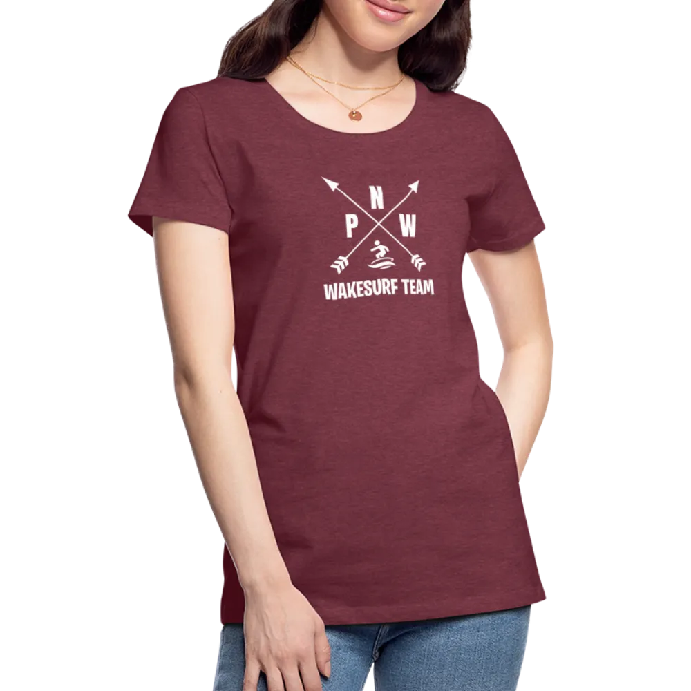 PNW Wakesurf Team Women’s Premium T-Shirt