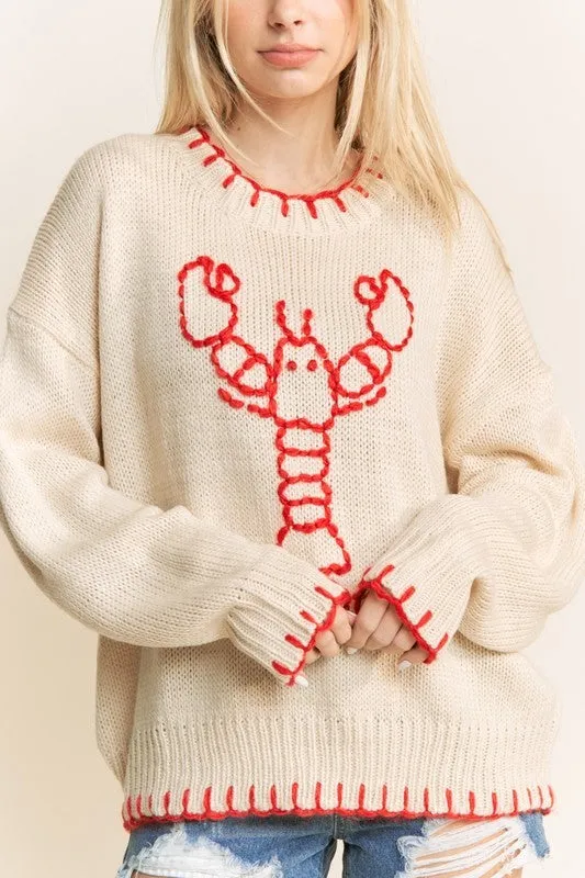 PRE-ORDER Lobster Catch Sweater