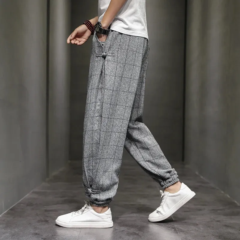 Preston Five Cotton Linen Pants
