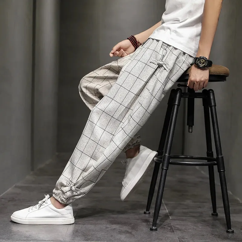 Preston Five Cotton Linen Pants
