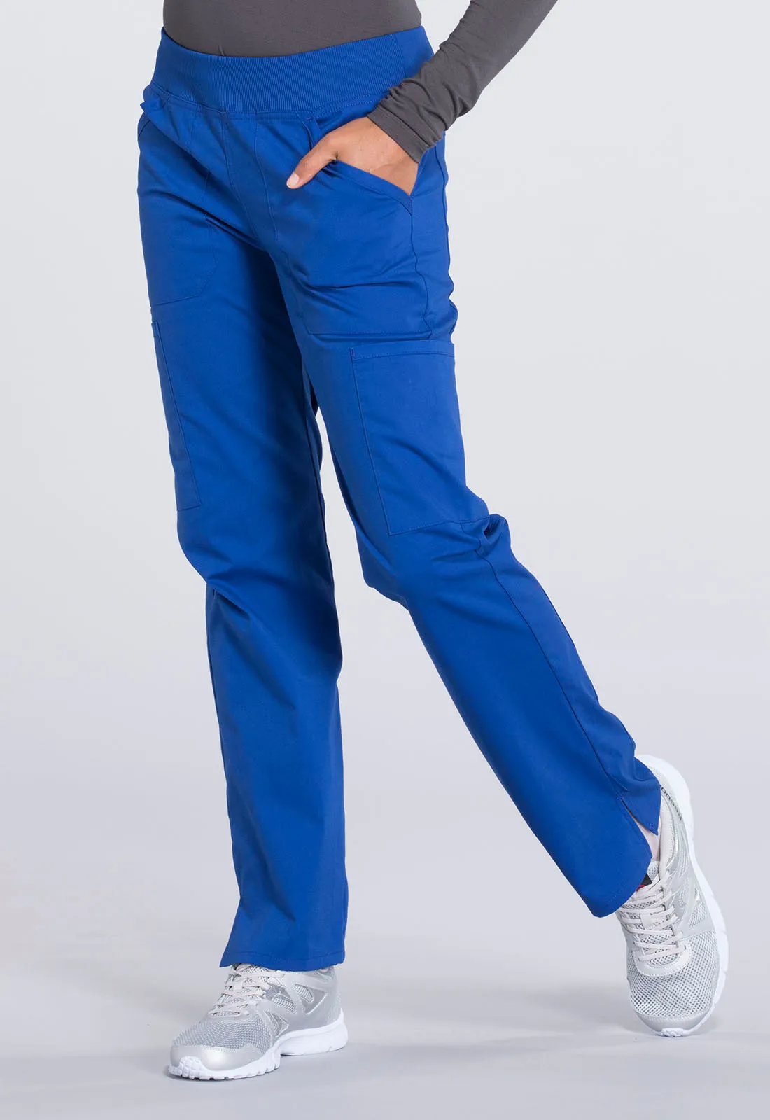 Professionals WW170 Mid Rise Straight Leg Pull-on Cargo Pants Galaxy Blue