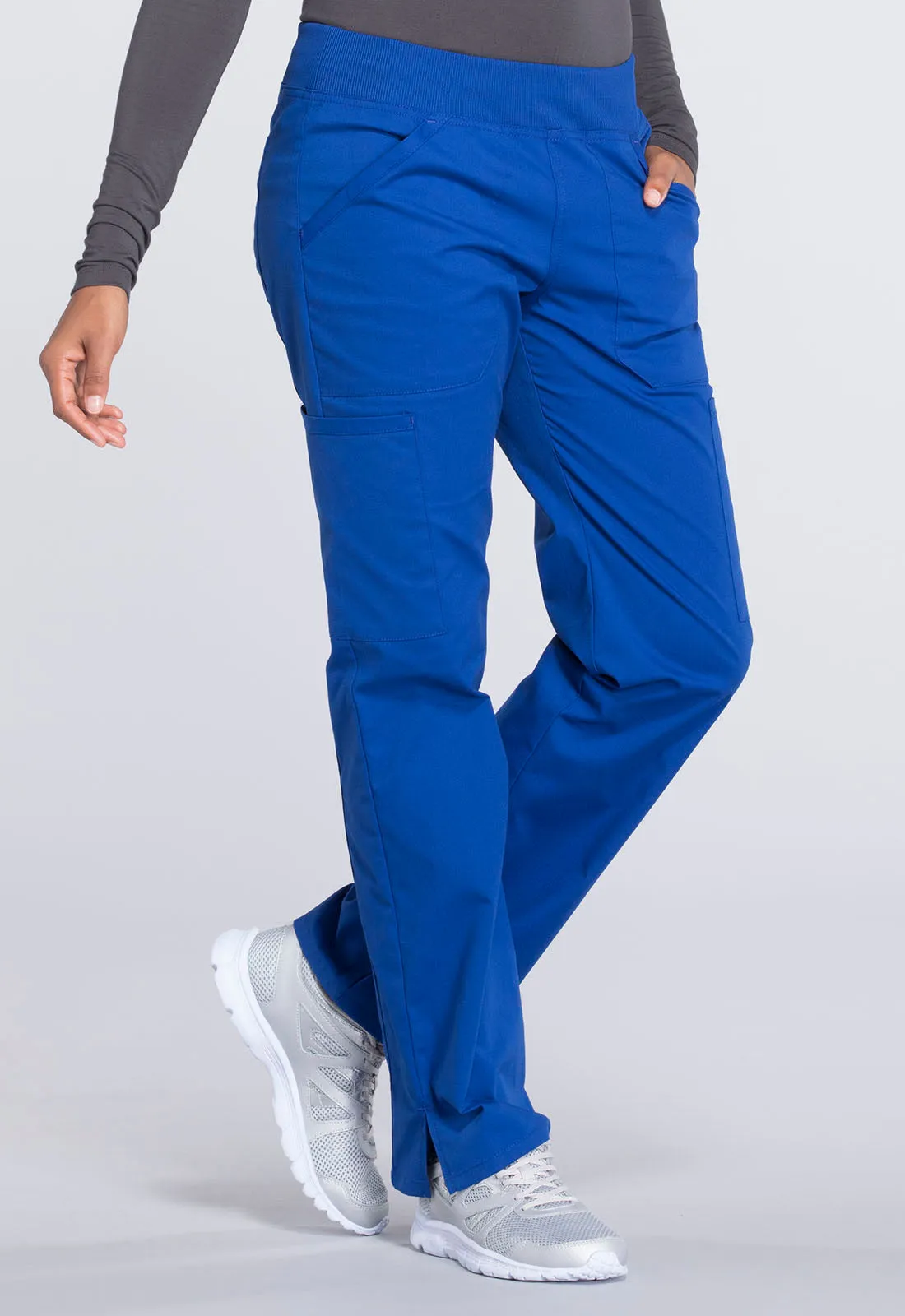 Professionals WW170 Mid Rise Straight Leg Pull-on Cargo Pants Galaxy Blue