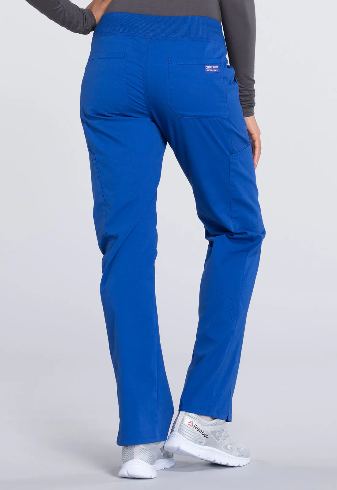 Professionals WW170 Mid Rise Straight Leg Pull-on Cargo Pants Galaxy Blue