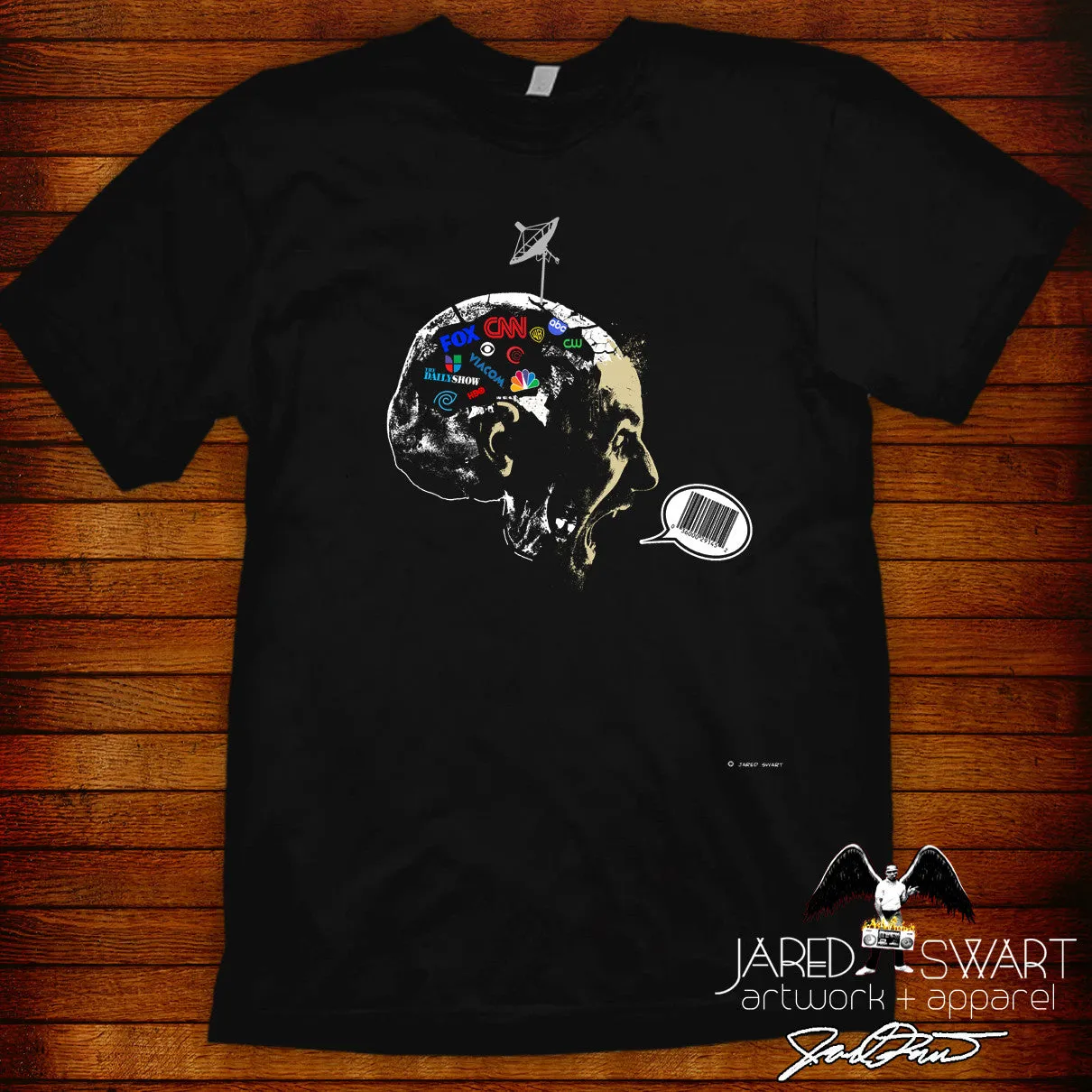 Propagandized in the USA signature series Jared Swart T-shirt
