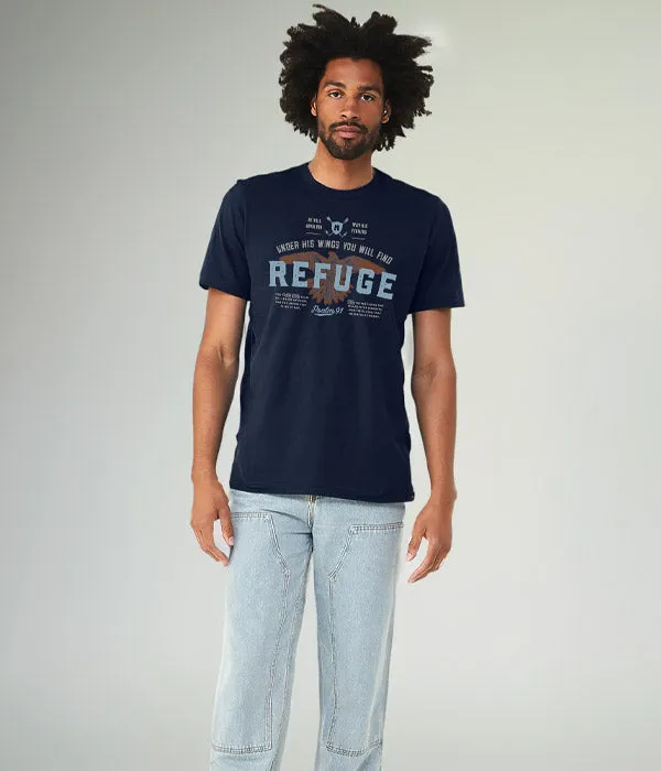 Psalm 91 Tee - Navy