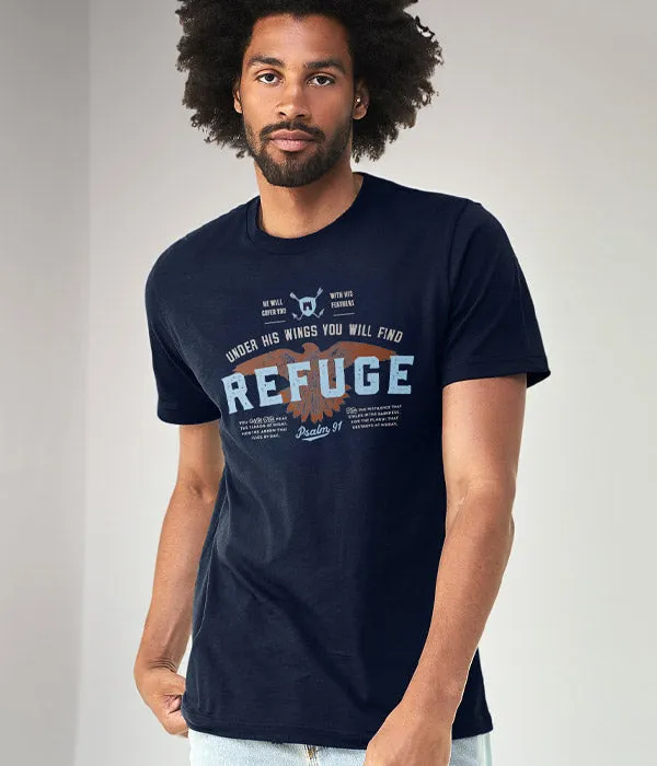 Psalm 91 Tee - Navy