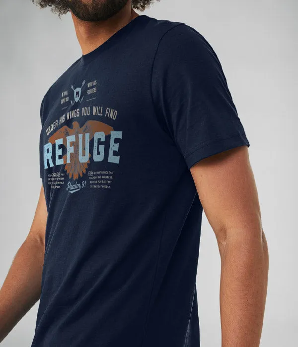 Psalm 91 Tee - Navy