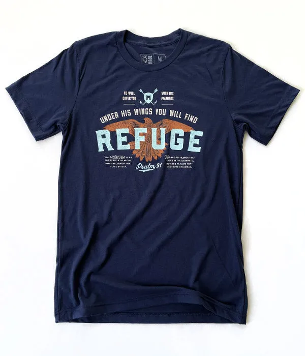 Psalm 91 Tee - Navy