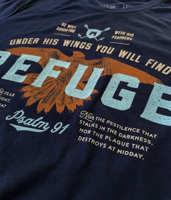 Psalm 91 Tee - Navy