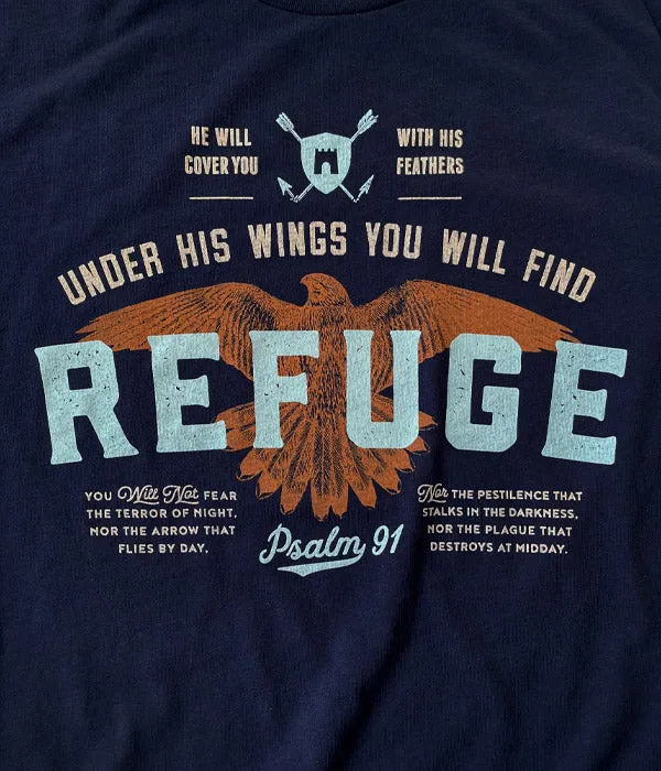 Psalm 91 Tee - Navy