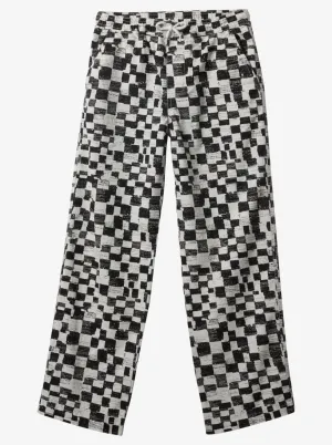 Quiksilver Saturn Distort Beach Pant Youth - Black Distort Yth