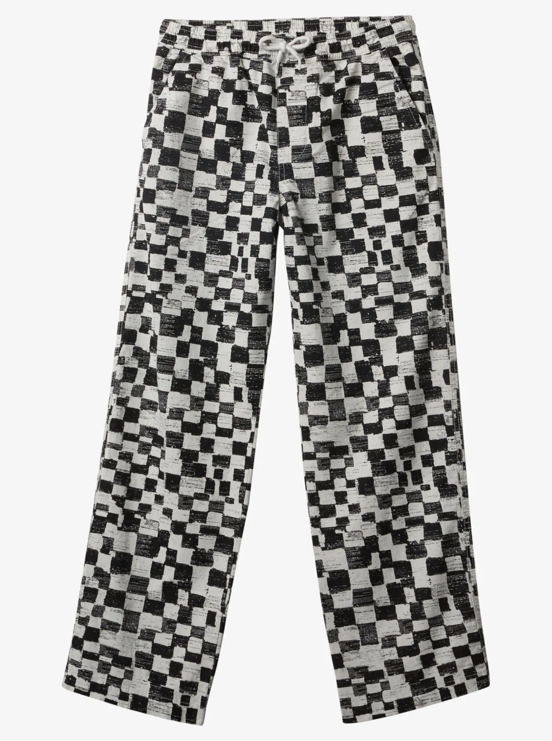 Quiksilver Saturn Distort Beach Pant Youth - Black Distort Yth