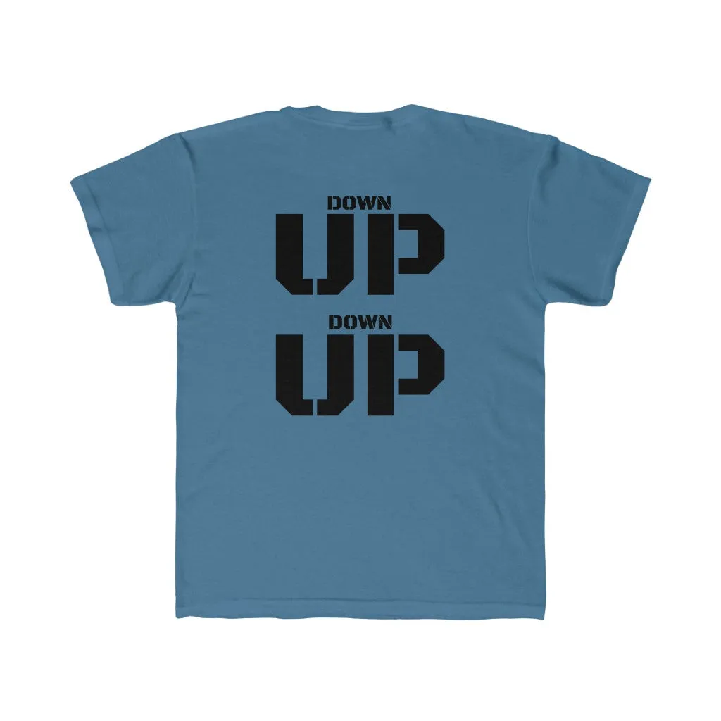 "Down, Up!" Kids Workout Tee