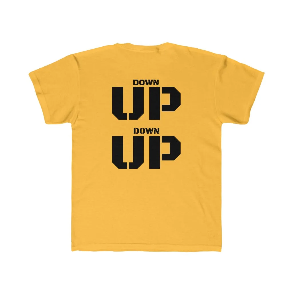 "Down, Up!" Kids Workout Tee