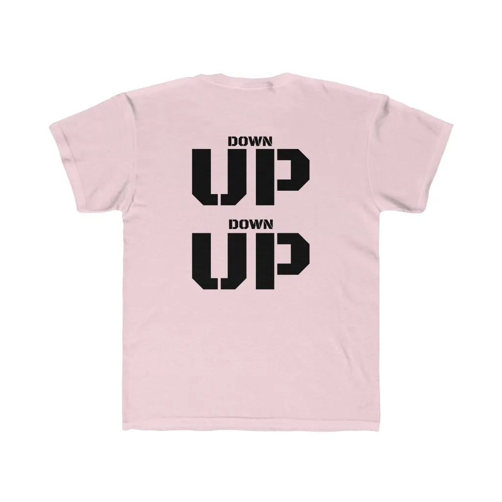 "Down, Up!" Kids Workout Tee