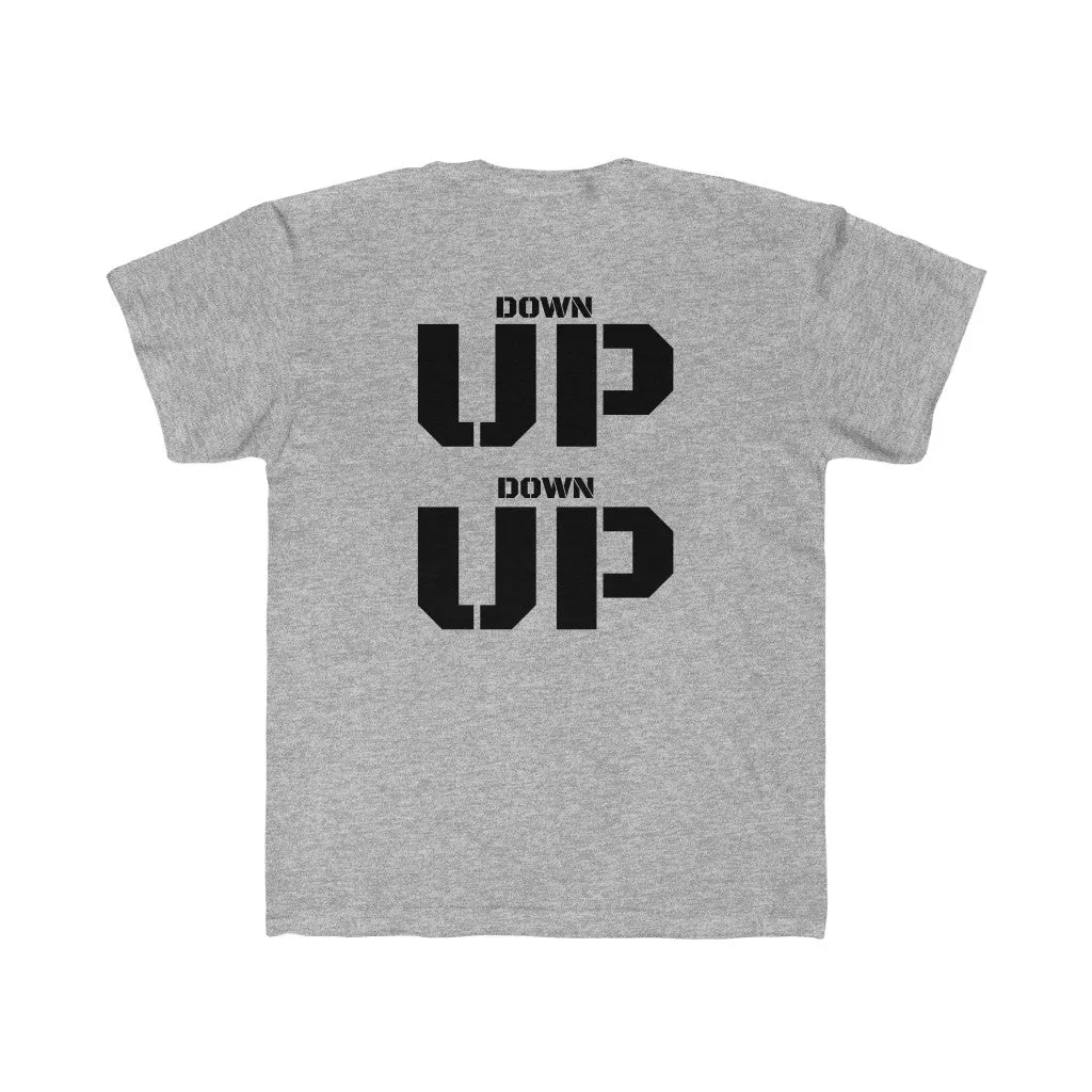 "Down, Up!" Kids Workout Tee