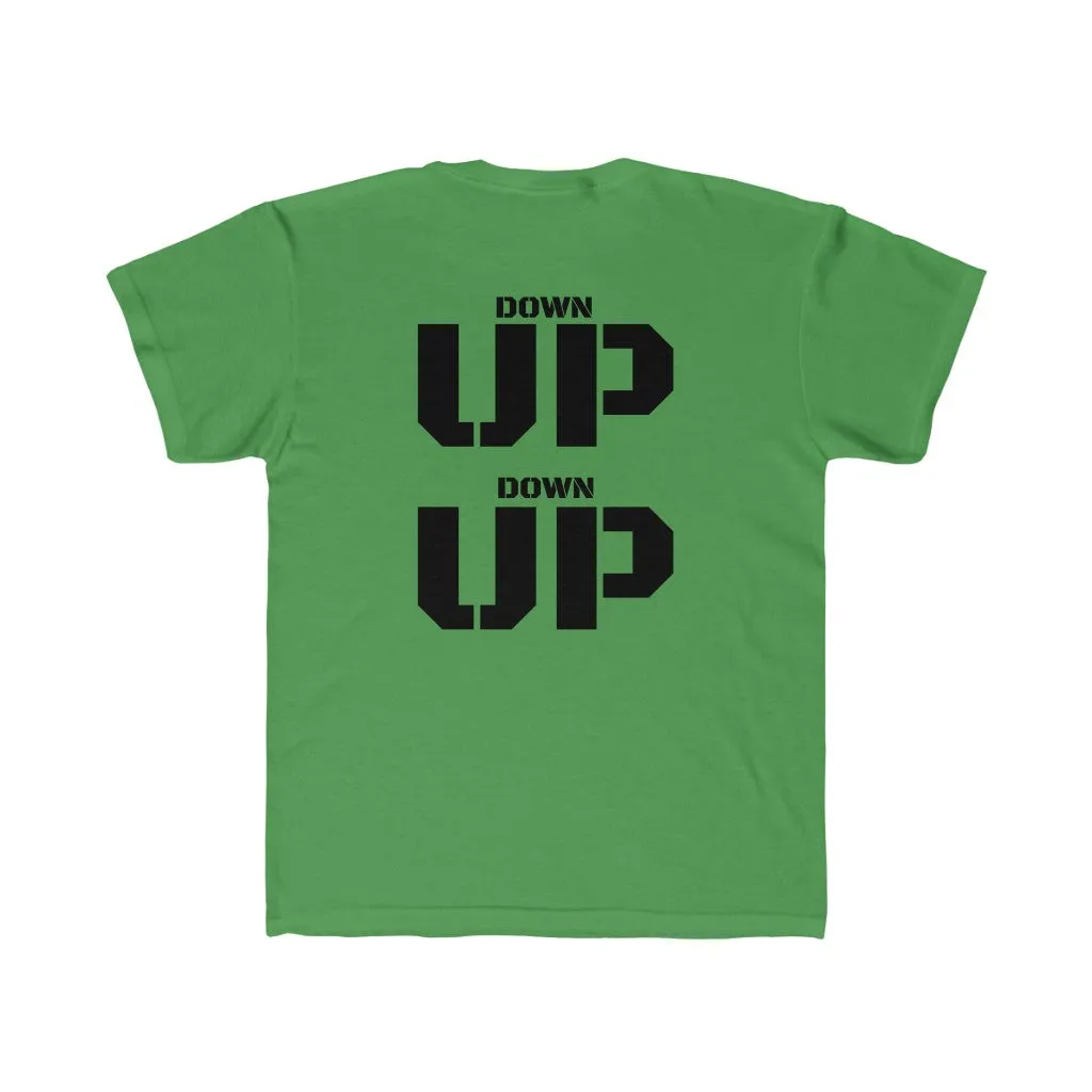 "Down, Up!" Kids Workout Tee