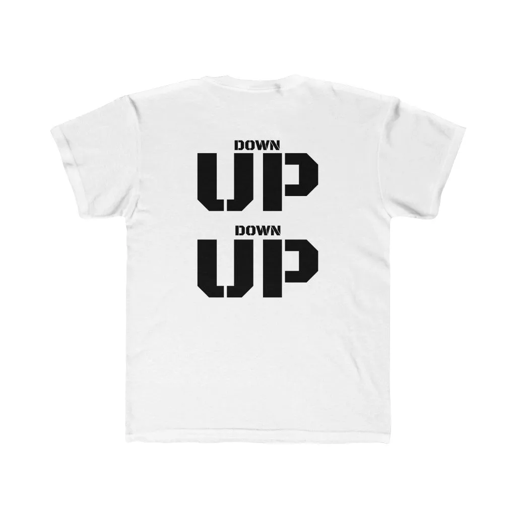 "Down, Up!" Kids Workout Tee