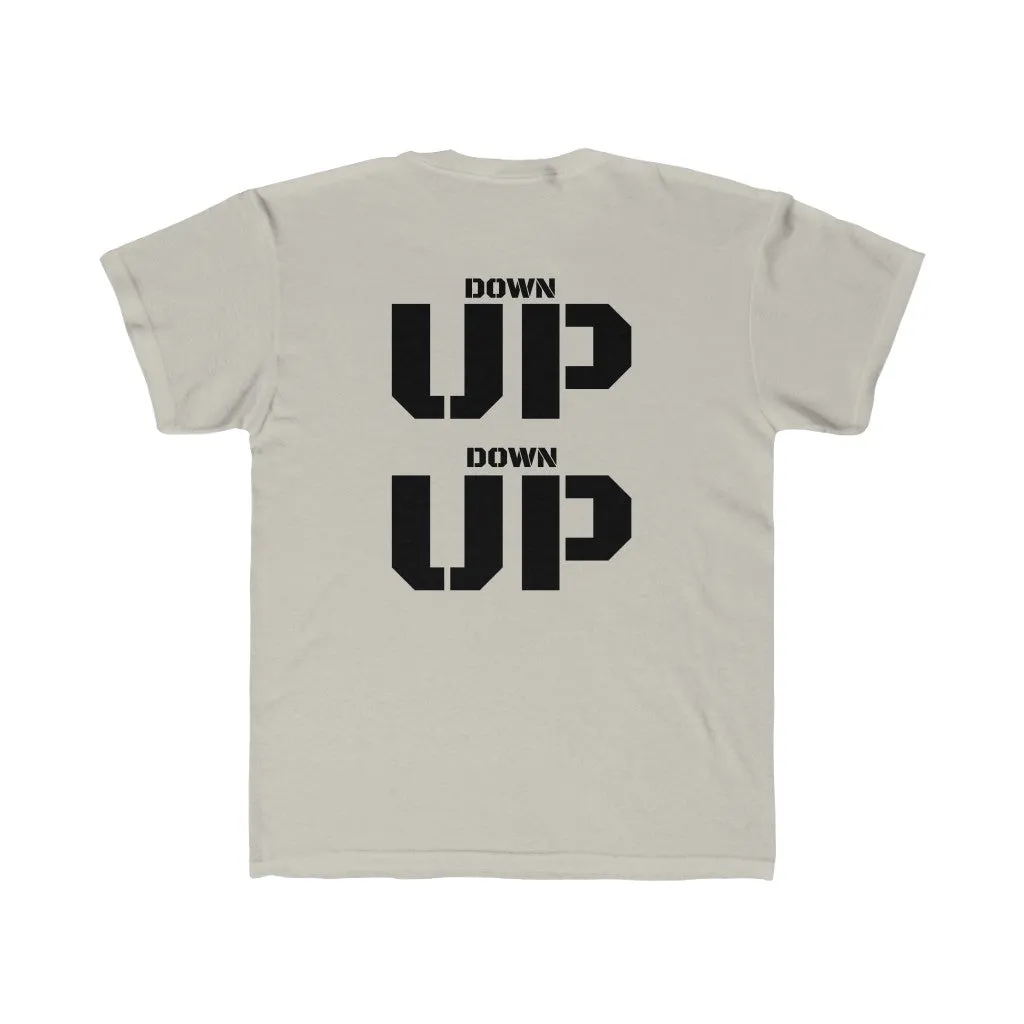 "Down, Up!" Kids Workout Tee