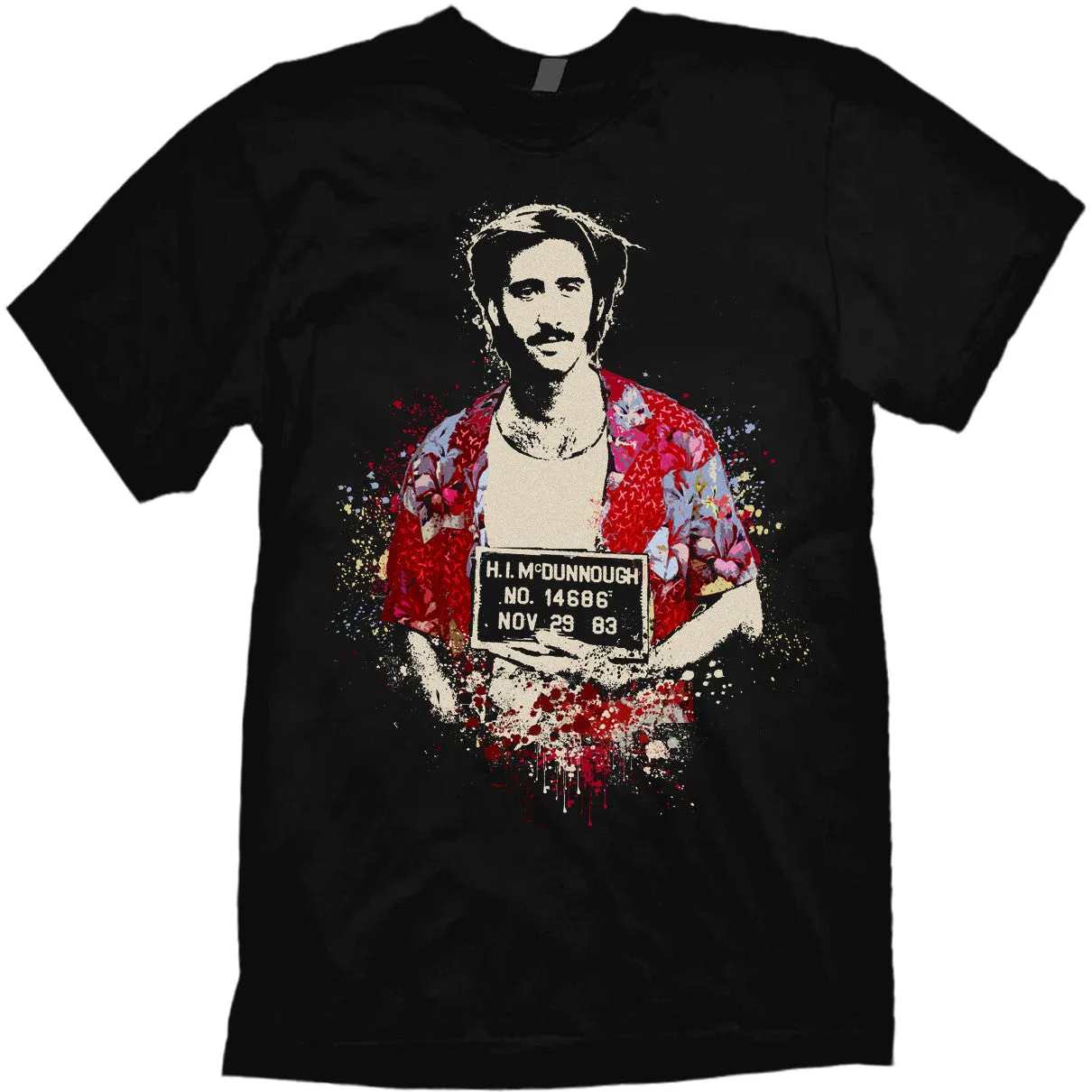 Raising Arizona T-shirt artwork by Jared Swart inspired by 1987 Coen bros movie