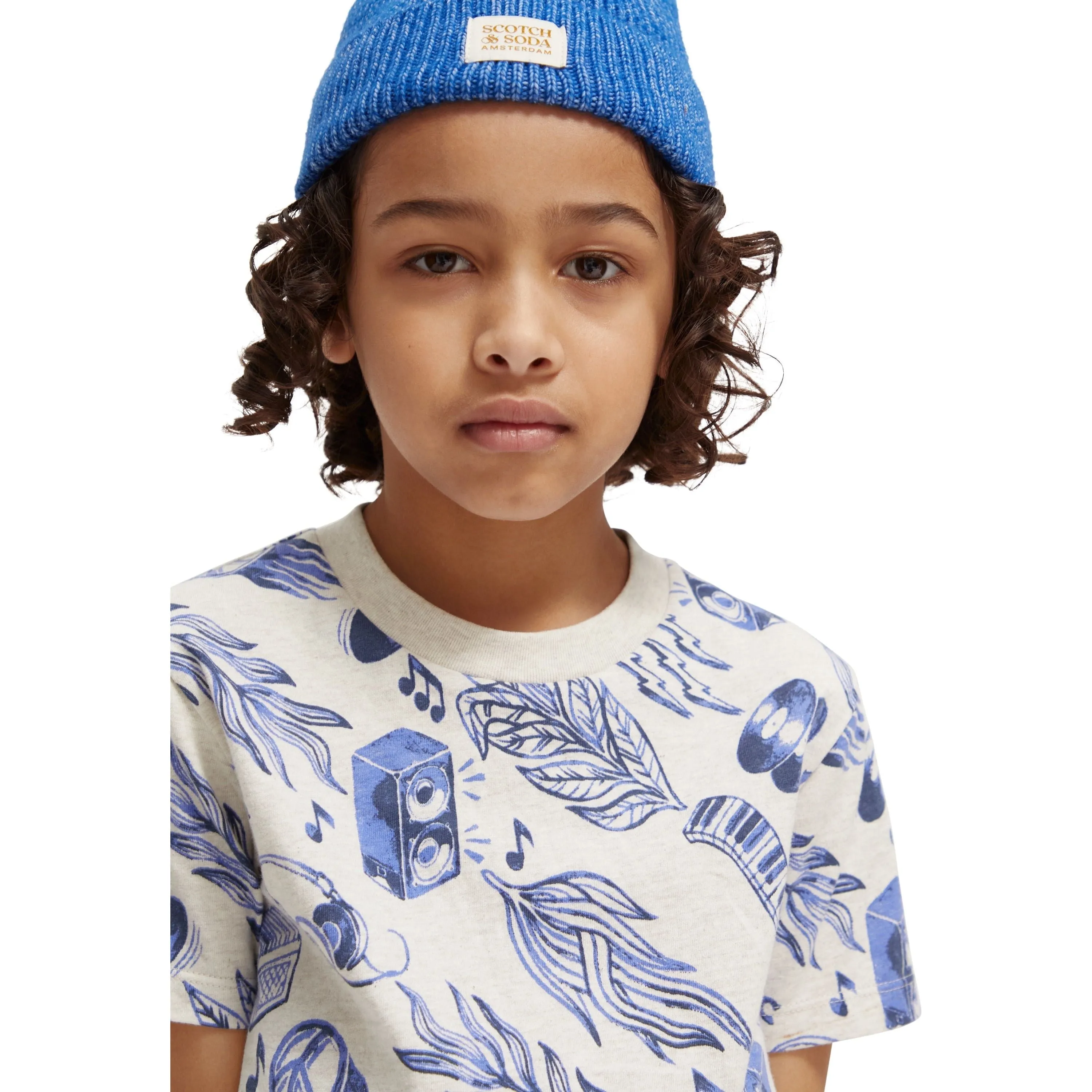 Regular-Fit Printed T-Shirt - Stereo Leaves