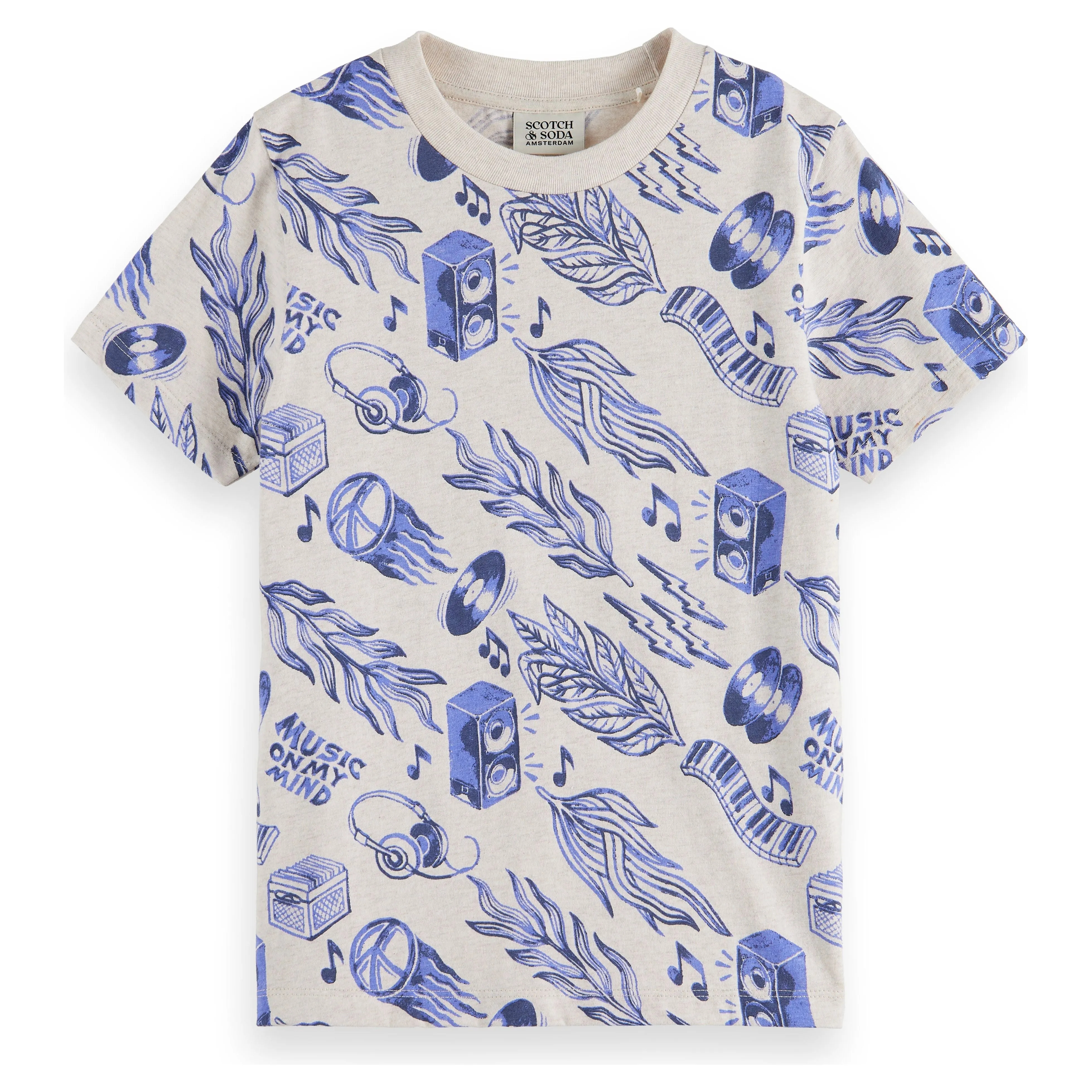 Regular-Fit Printed T-Shirt - Stereo Leaves
