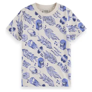 Regular-Fit Printed T-Shirt - Stereo Leaves
