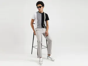 Regular Fit Round Neck Striped T-Shirts