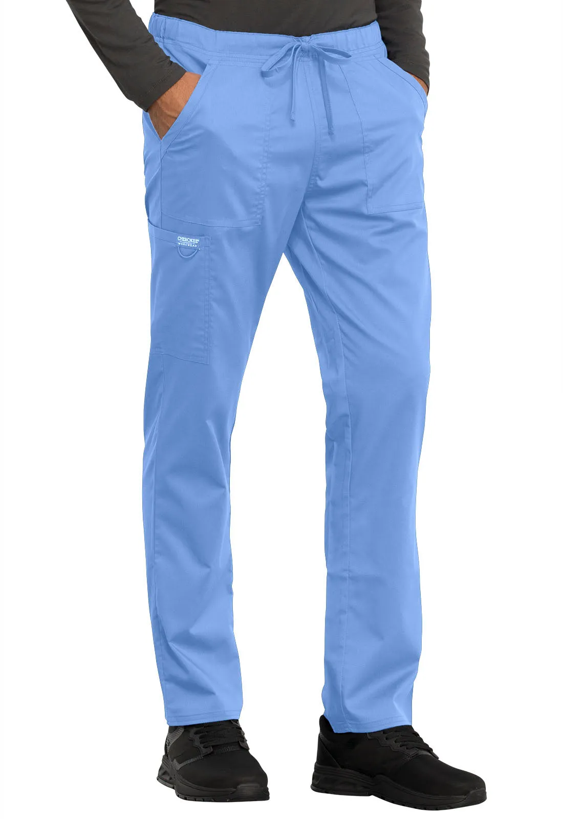 Revolution WW020 Unisex Tapered Leg Drawstring Pants Ciel