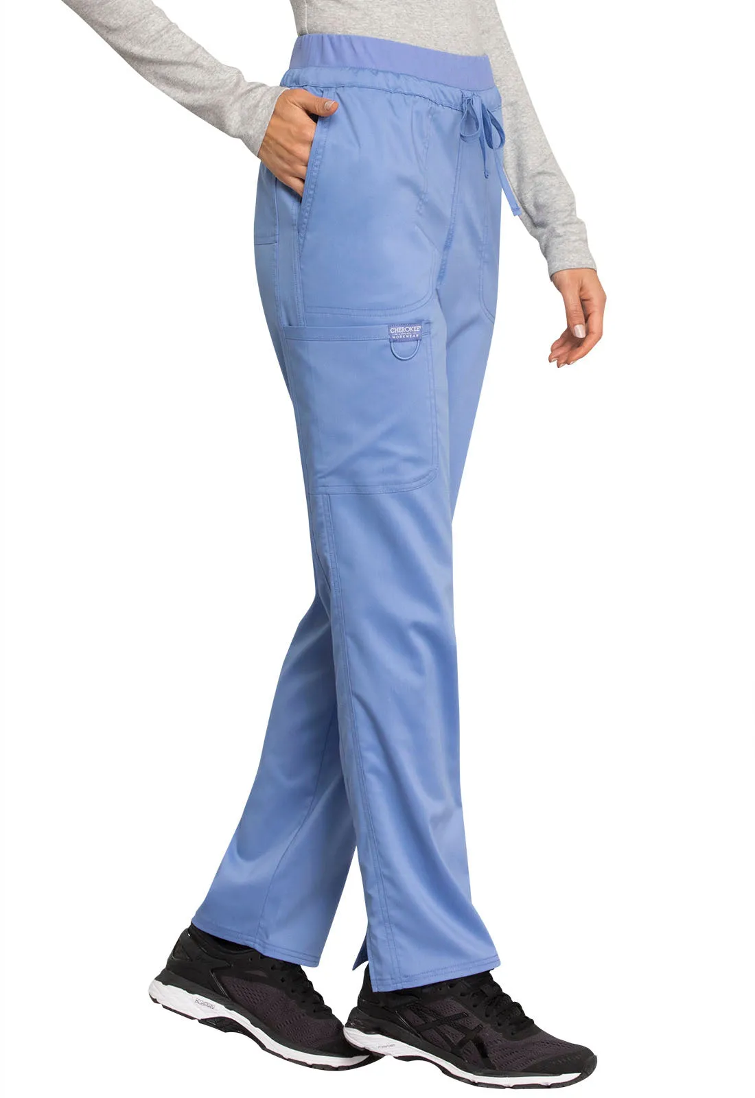 Revolution WW105 Mid Rise Tapered Leg Drawstring Pants Ciel