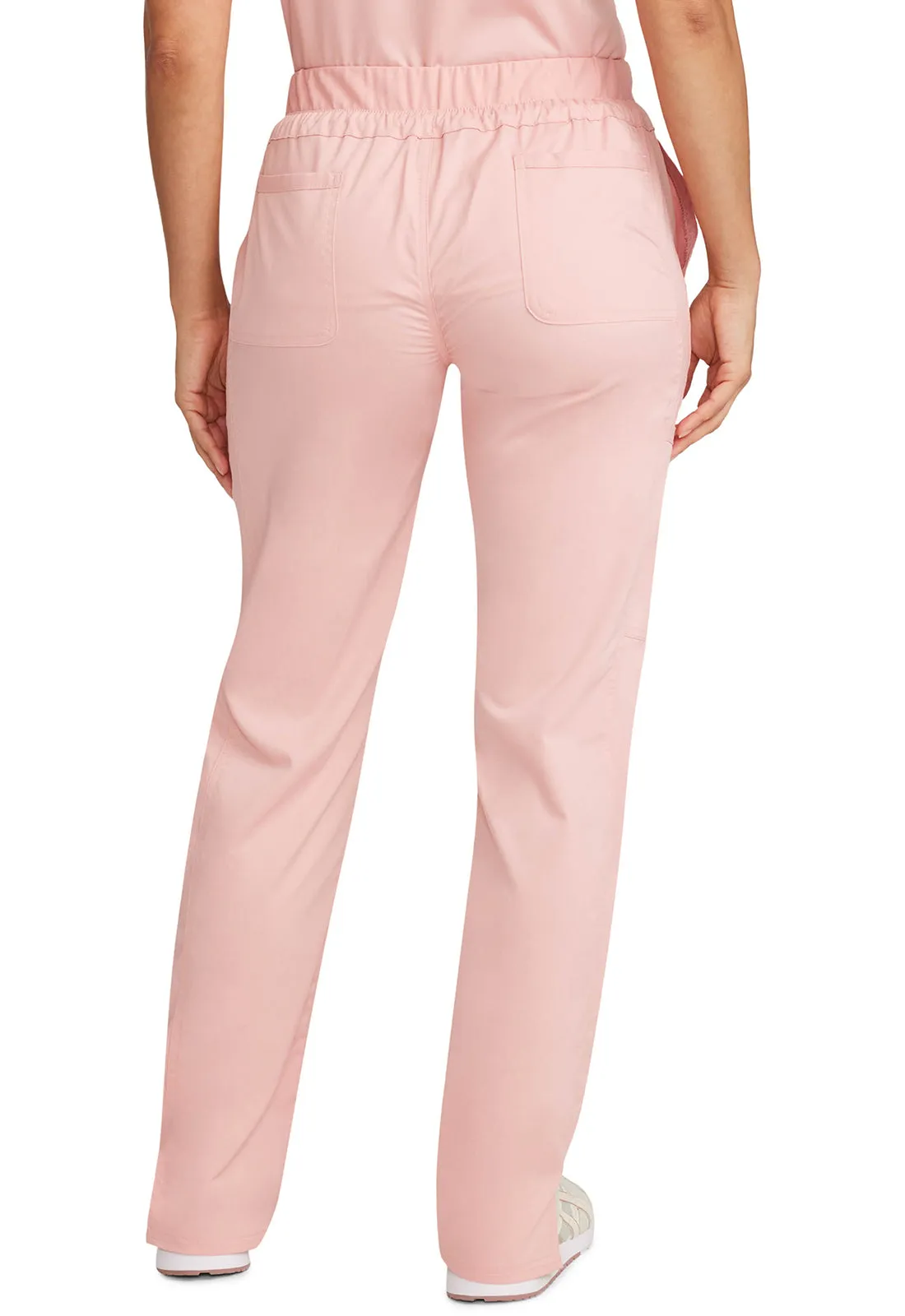 Revolution WW105 Mid Rise Tapered Leg Drawstring Pants Pink Essence