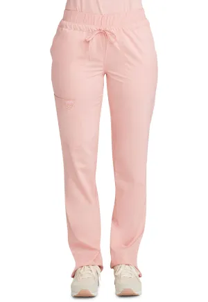 Revolution WW105 Mid Rise Tapered Leg Drawstring Pants Pink Essence