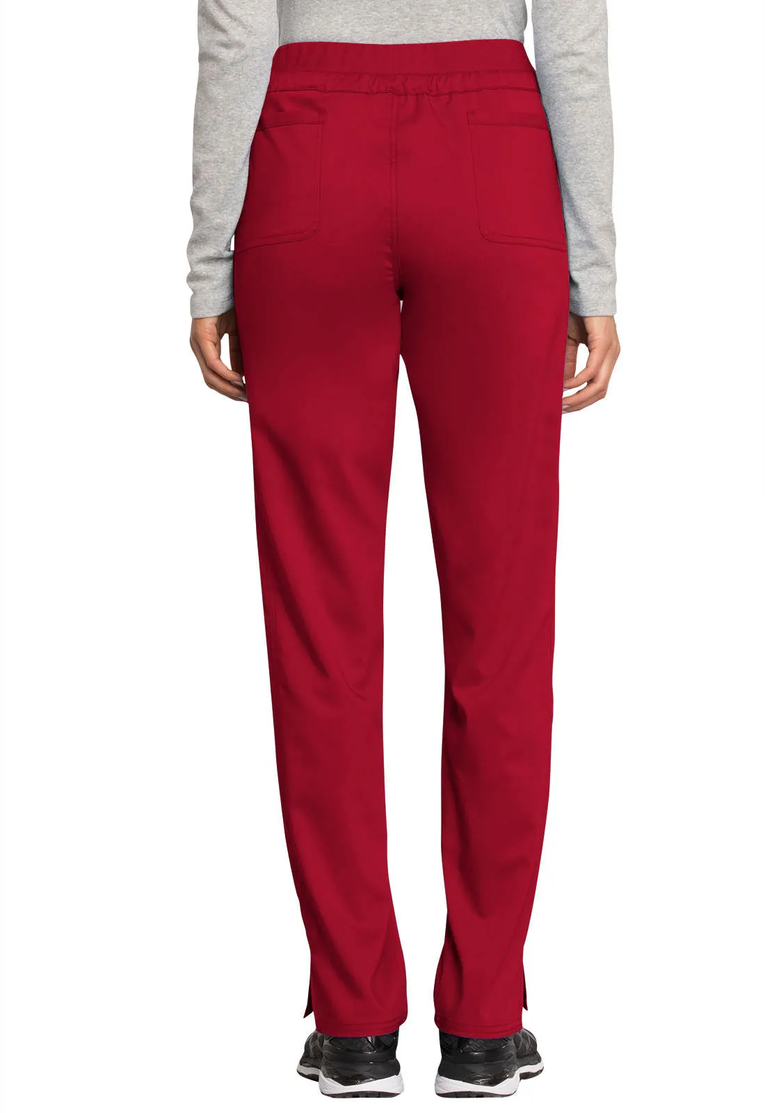 Revolution WW105 Mid Rise Tapered Leg Drawstring Pants Red