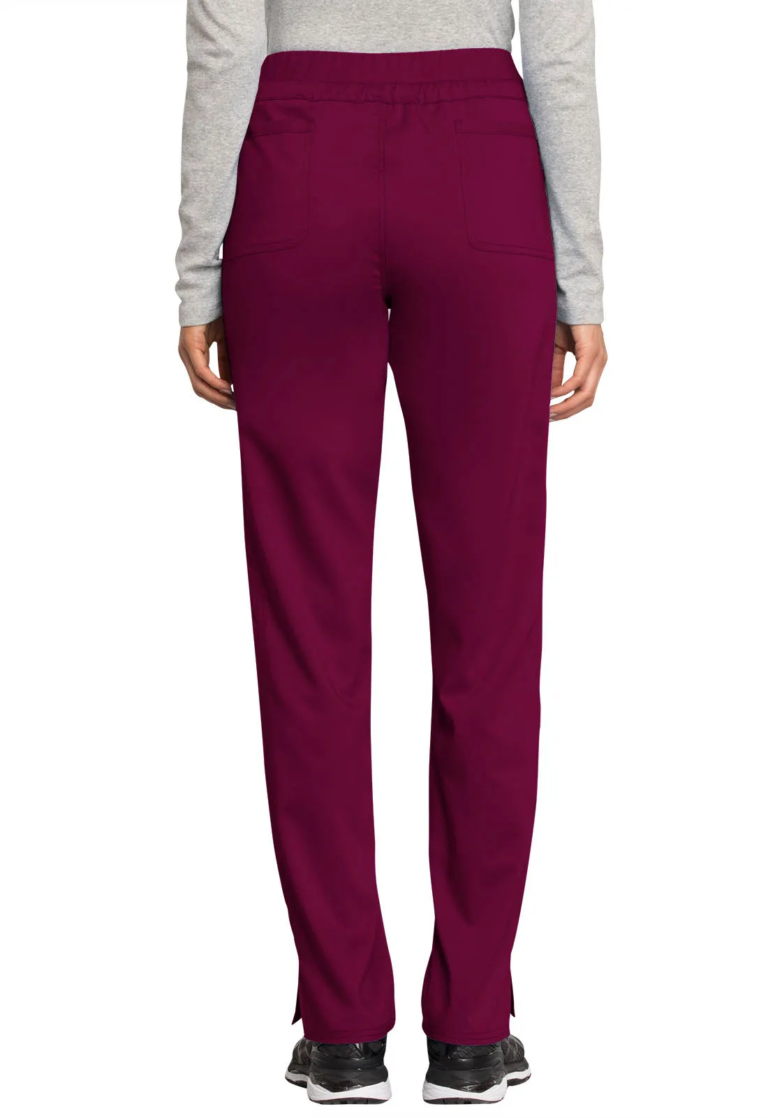 Revolution WW105 Mid Rise Tapered Leg Drawstring Pants Wine
